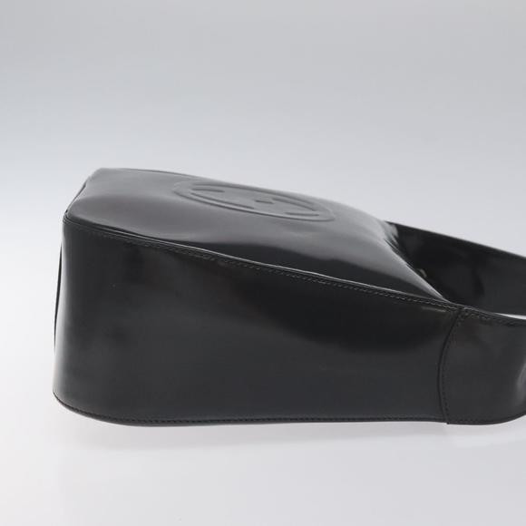 GUCCI Shoulder Bag Patent leather Gray 001 1364 1703 Auth fm4400 - Picture 4 of 16